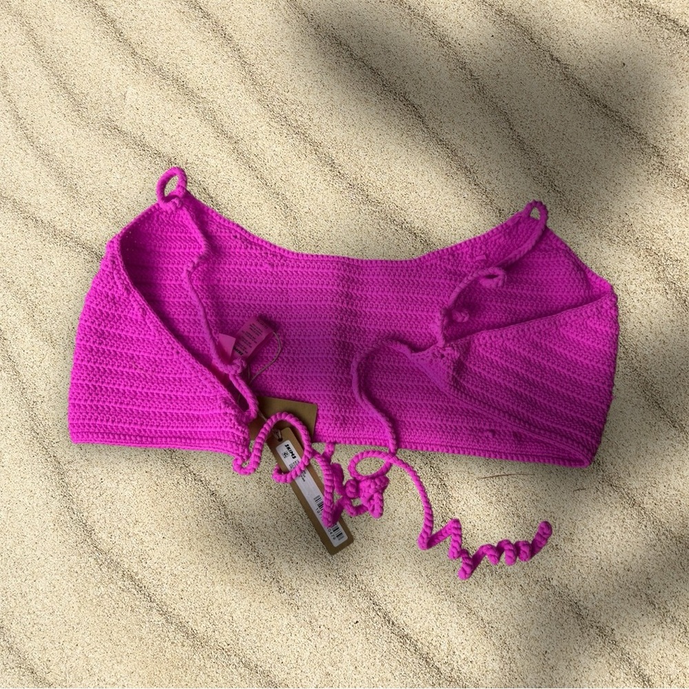Skims Crochet Swim Crop Top – Size 4X - Picture 2 of 2
